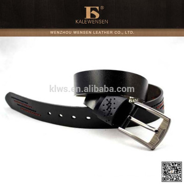 Wenzhou unique design Genuine man leather belt manufacturers